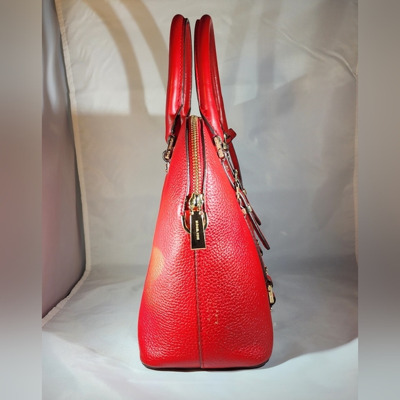 MICHAEL Michael Kors Bedford Legacy Medium Pebbled Leather Dome Satchel' - Picture 2 of 8